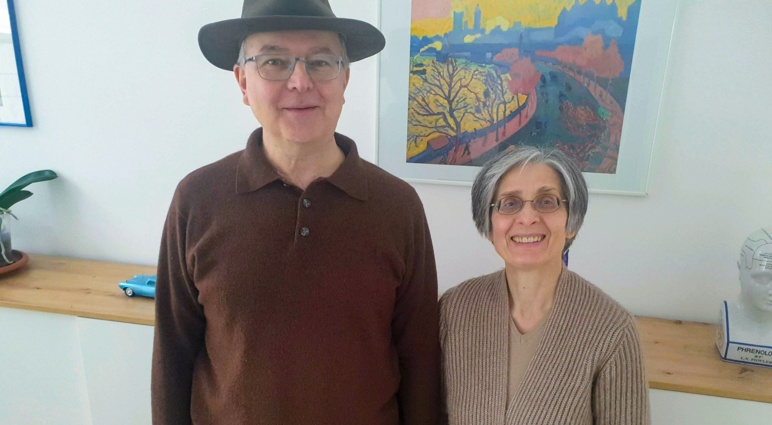 Herr Klarnetsis und Frau Dr. Kotitsa in der MPU Praxis in München-Pasing